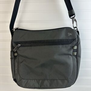 Travelon Anti-Theft Active Medium Crossbody Bag 43128 Charcoal Gray Light Weight